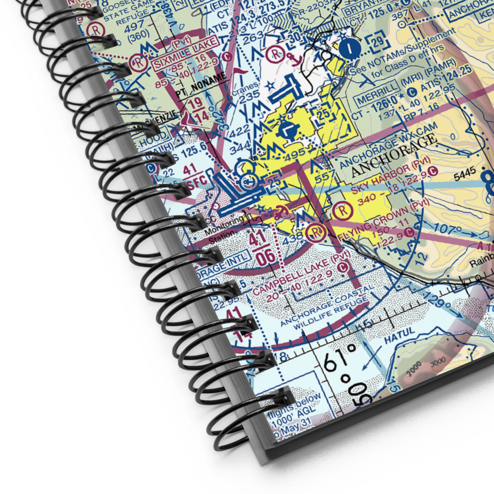 D&C Fire Lake Flying Club Seaplane Base (D72) VFR Sectional Notebook 