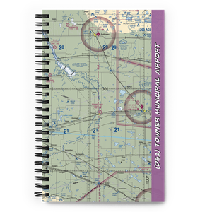 Towner Municipal Airport (D61) VFR Sectional Notebook
