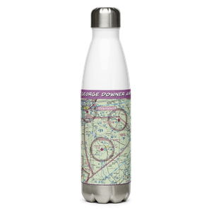 George Downer Airport (AIV) VFR Sectional Water Bottle