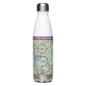 Lee C Fine Memorial Airport (AIZ) VFR Sectional Water Bottle