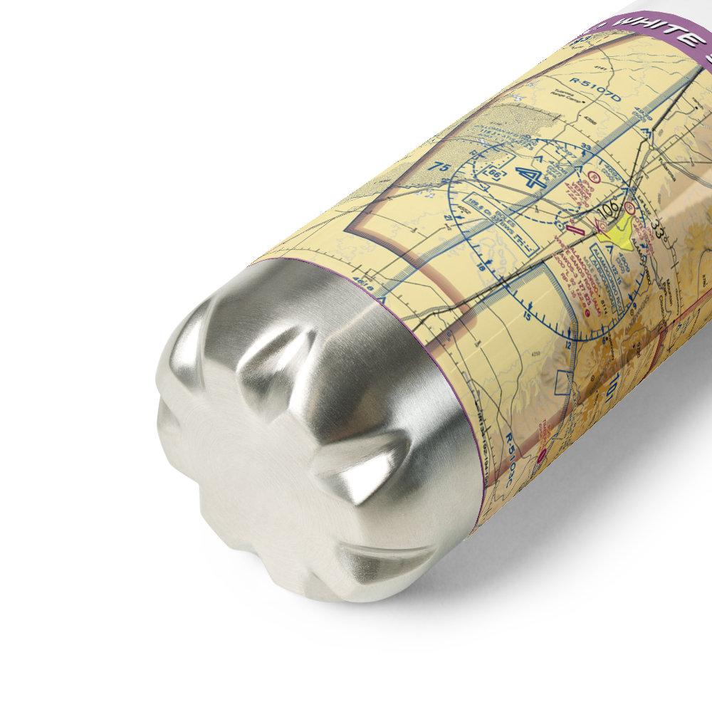 Alamogordo White Sands Regional Airport (ALM) VFR Sectional Water Bottle 