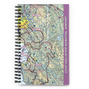 Hollister Municipal Airport (CVH) VFR Sectional Notebook