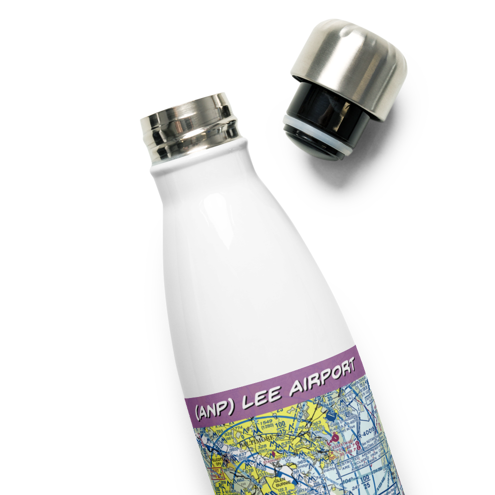 Lee Airport (ANP) VFR Sectional Water Bottle 