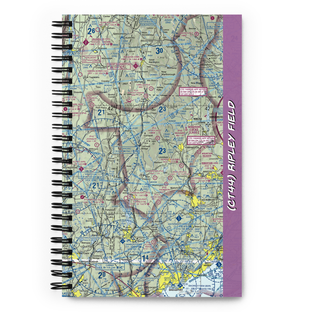 Ripley Field (CT44) VFR Sectional Notebook 