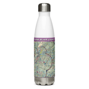 Altoona Blair County Airport (AOO) VFR Sectional Water Bottle