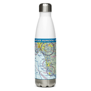 Naples Municipal Airport (APF) VFR Sectional Water Bottle
