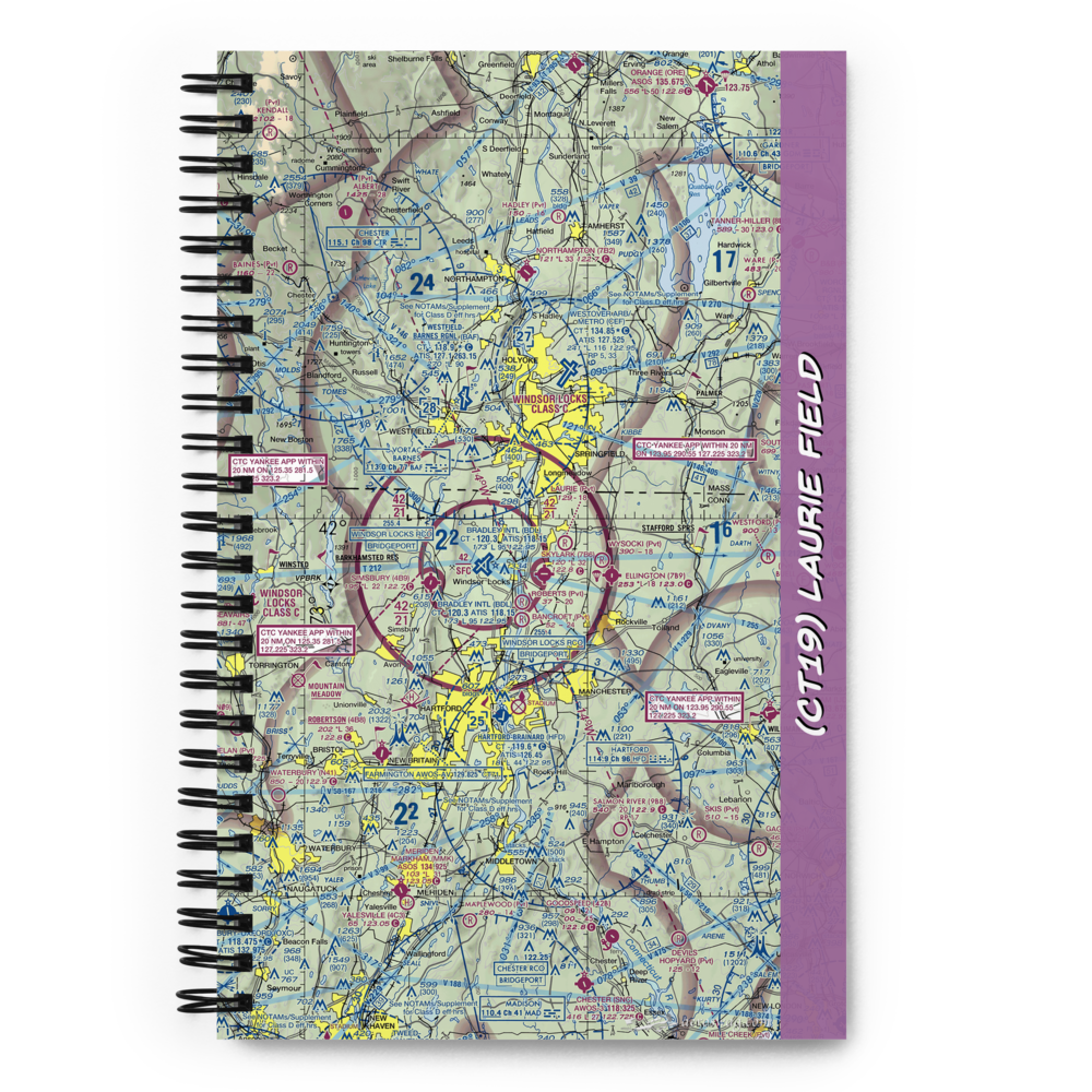 Laurie Field (CT19) VFR Sectional Notebook 