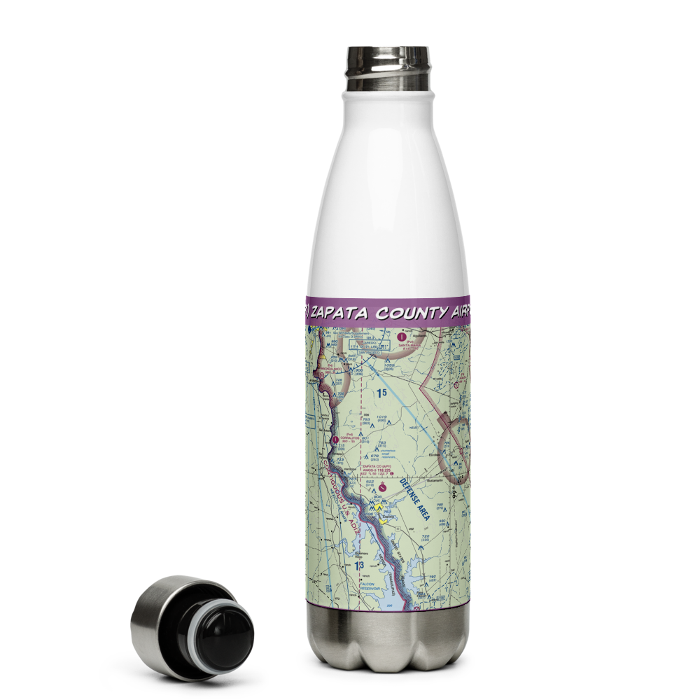 Zapata County Airport (APY) VFR Sectional Water Bottle 