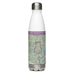 Llano Municipal Airport (AQO) VFR Sectional Water Bottle