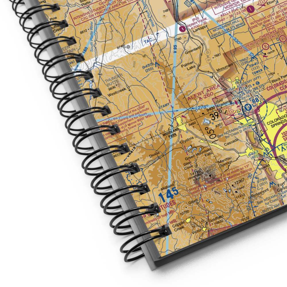 Reed Hollow Ranch Airport (CO96) VFR Sectional Notebook 