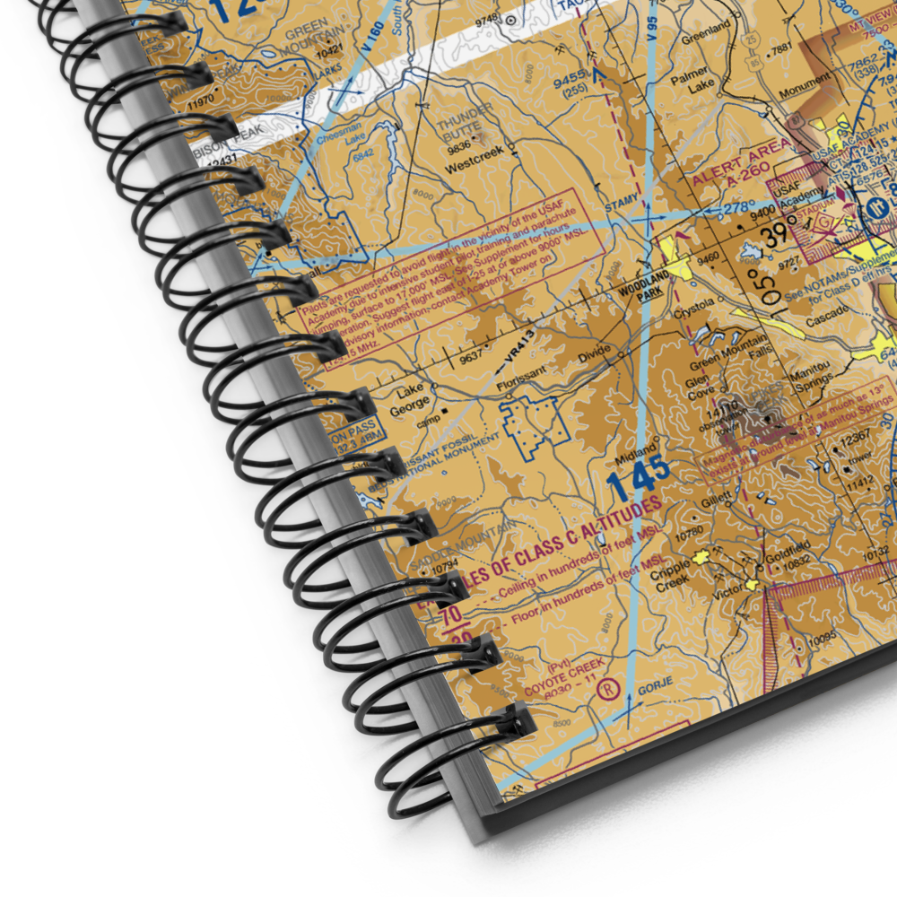 Perry Park Airport (CO93) VFR Sectional Notebook 