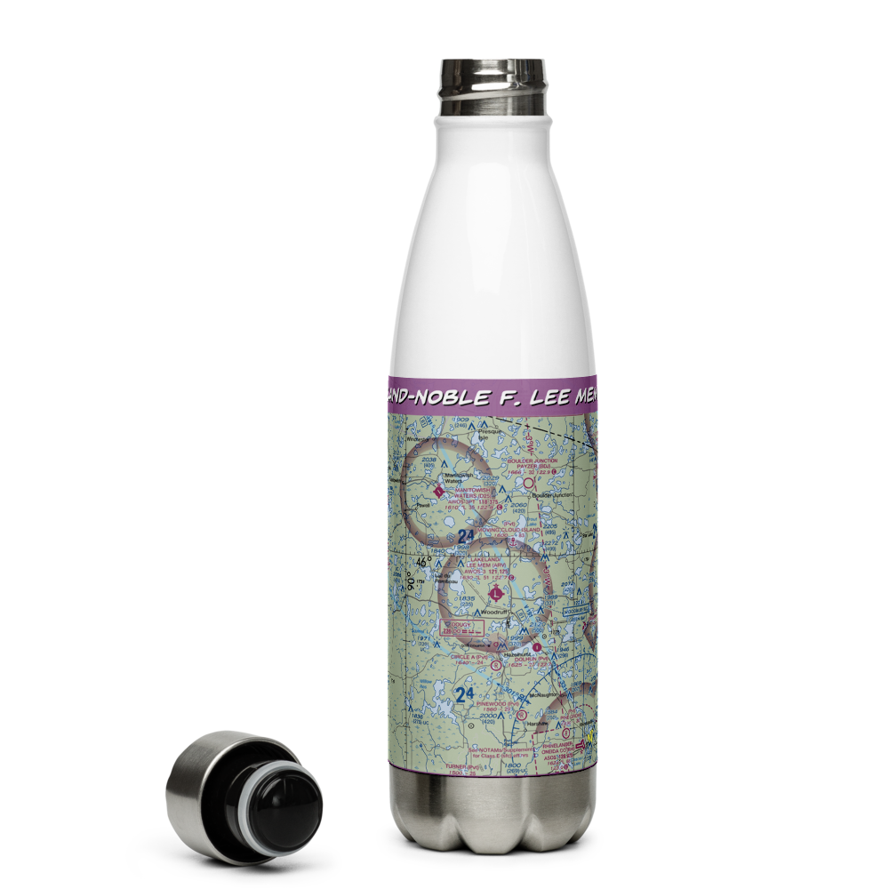 Lakeland-Noble F. Lee Memorial field (ARV) VFR Sectional Water Bottle 