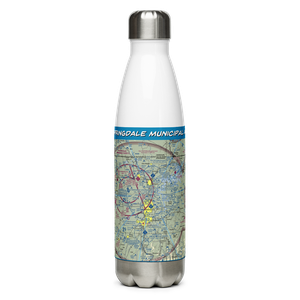 Springdale Municipal Airport (ASG) VFR Sectional Water Bottle