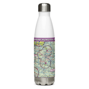 Warsaw Municipal Airport (ASW) VFR Sectional Water Bottle