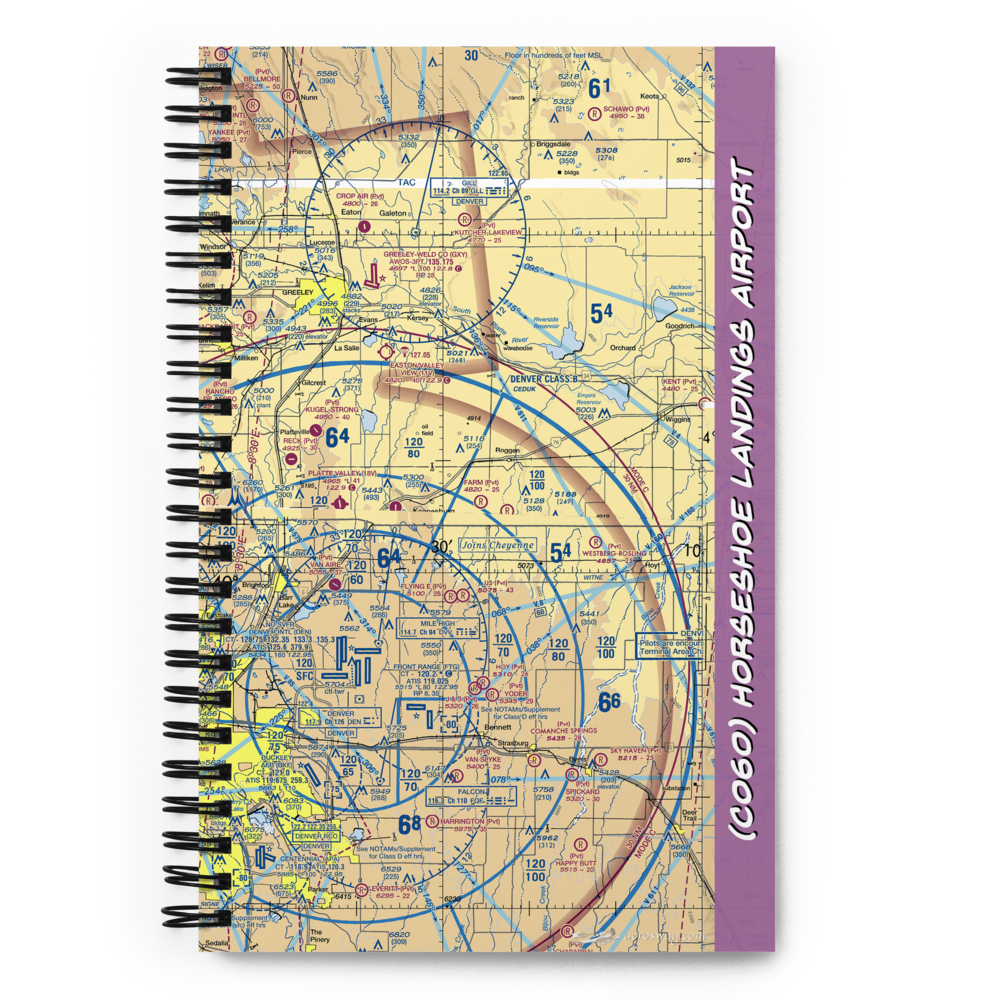 Horseshoe Landings Airport (CO60) VFR Sectional Notebook 