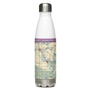 Ashley Municipal Airport (ASY) VFR Sectional Water Bottle