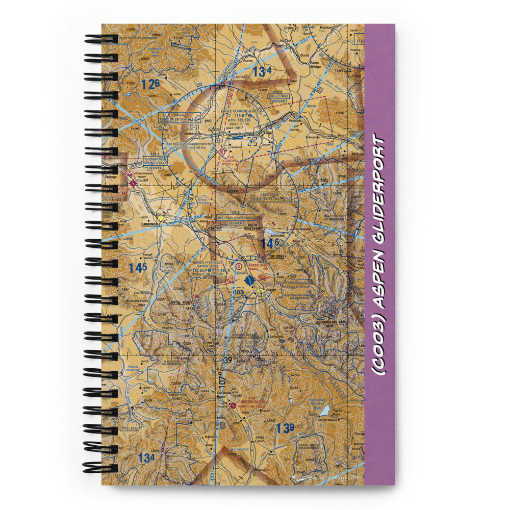 Aspen Gliderport (CO03) VFR Sectional Notebook 