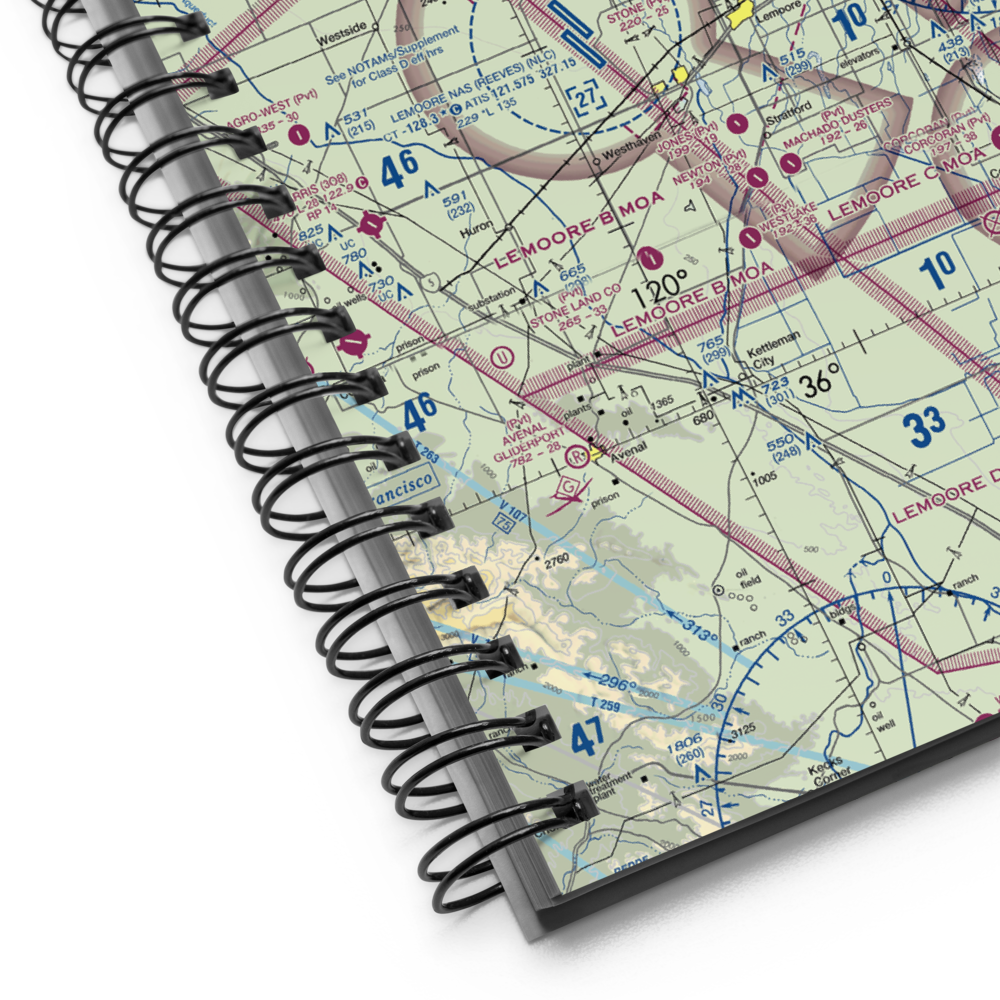 Vineyard Oaks Farm Airport (CN15) VFR Sectional Notebook 