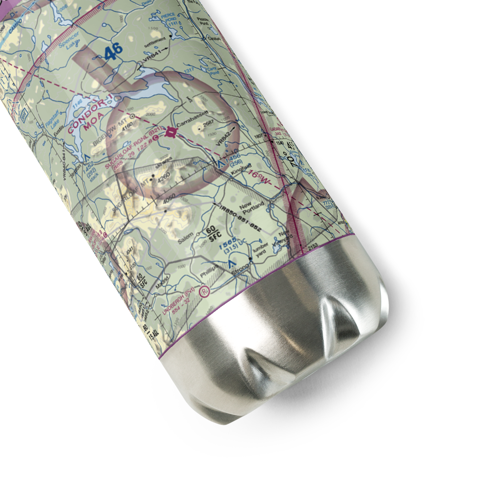 Sugarloaf Regional Airport (B21) VFR Sectional Water Bottle 