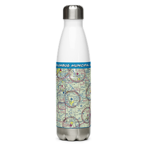 Columbus Municipal Airport (BAK) VFR Sectional Water Bottle