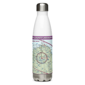 Huron County Memorial Airport (BAX) VFR Sectional Water Bottle