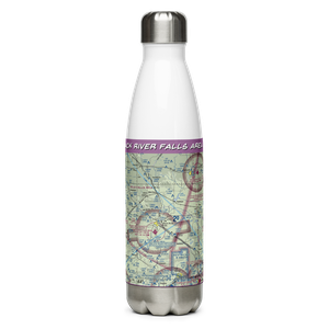 Black River Falls Area Airport (BCK) VFR Sectional Water Bottle