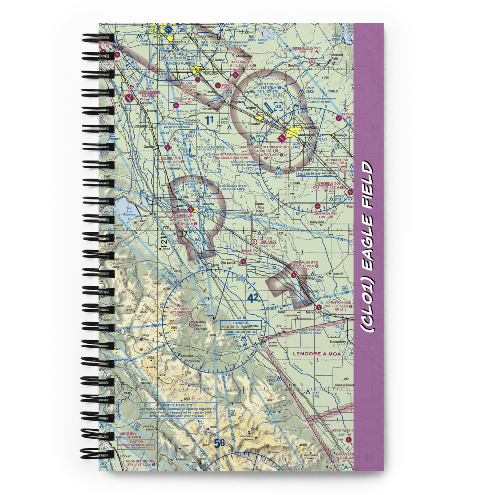 Eagle Field (CL01) VFR Sectional Notebook 