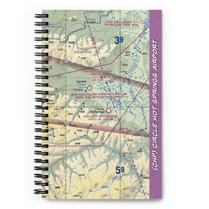 Circle Hot Springs Airport (CHP) VFR Sectional Notebook