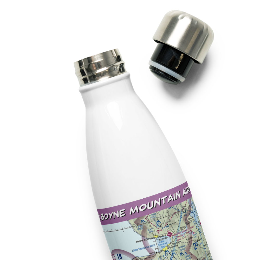 Boyne Mountain Airport (BFA) VFR Sectional Water Bottle 