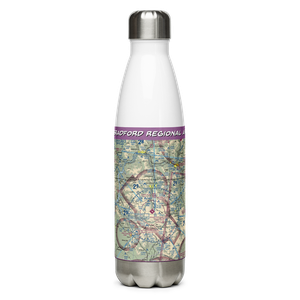 Bradford Regional Airport (BFD) VFR Sectional Water Bottle