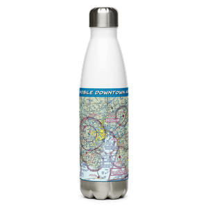 Mobile Downtown Airport (BFM) VFR Sectional Water Bottle