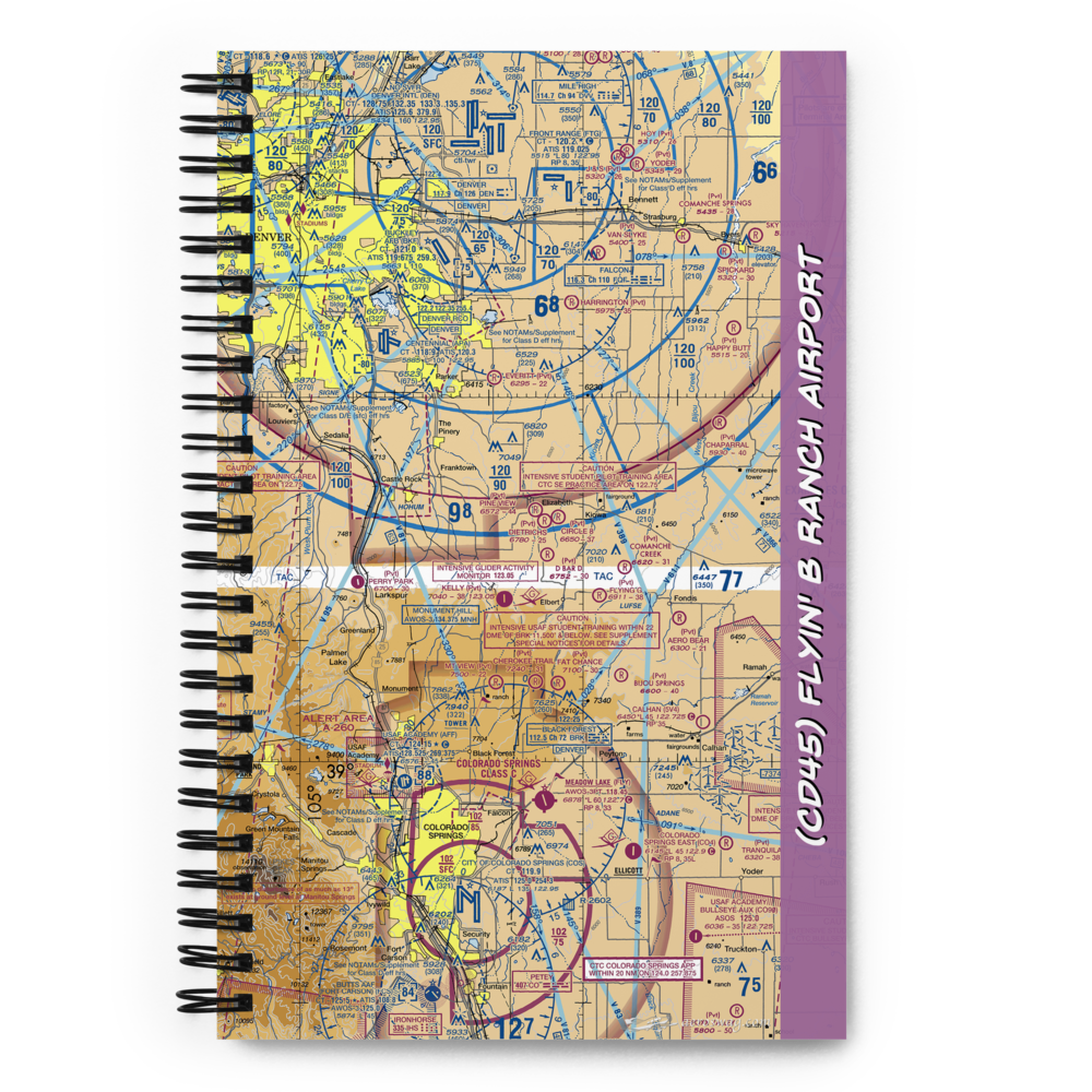 Flyin' B Ranch Airport (CD45) VFR Sectional Notebook 