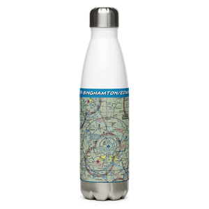 Greater Binghamton/Edwin A Link field (BGM) VFR Sectional Water Bottle