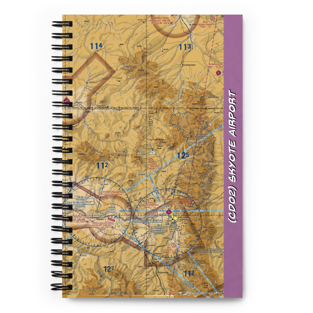 Skyote Airport (CD02) VFR Sectional Notebook 