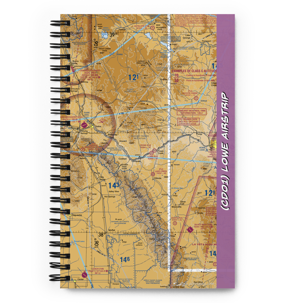 Lowe Airstrip (CD01) VFR Sectional Notebook 