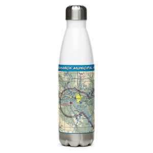 Bismarck Municipal Airport (BIS) VFR Sectional Water Bottle