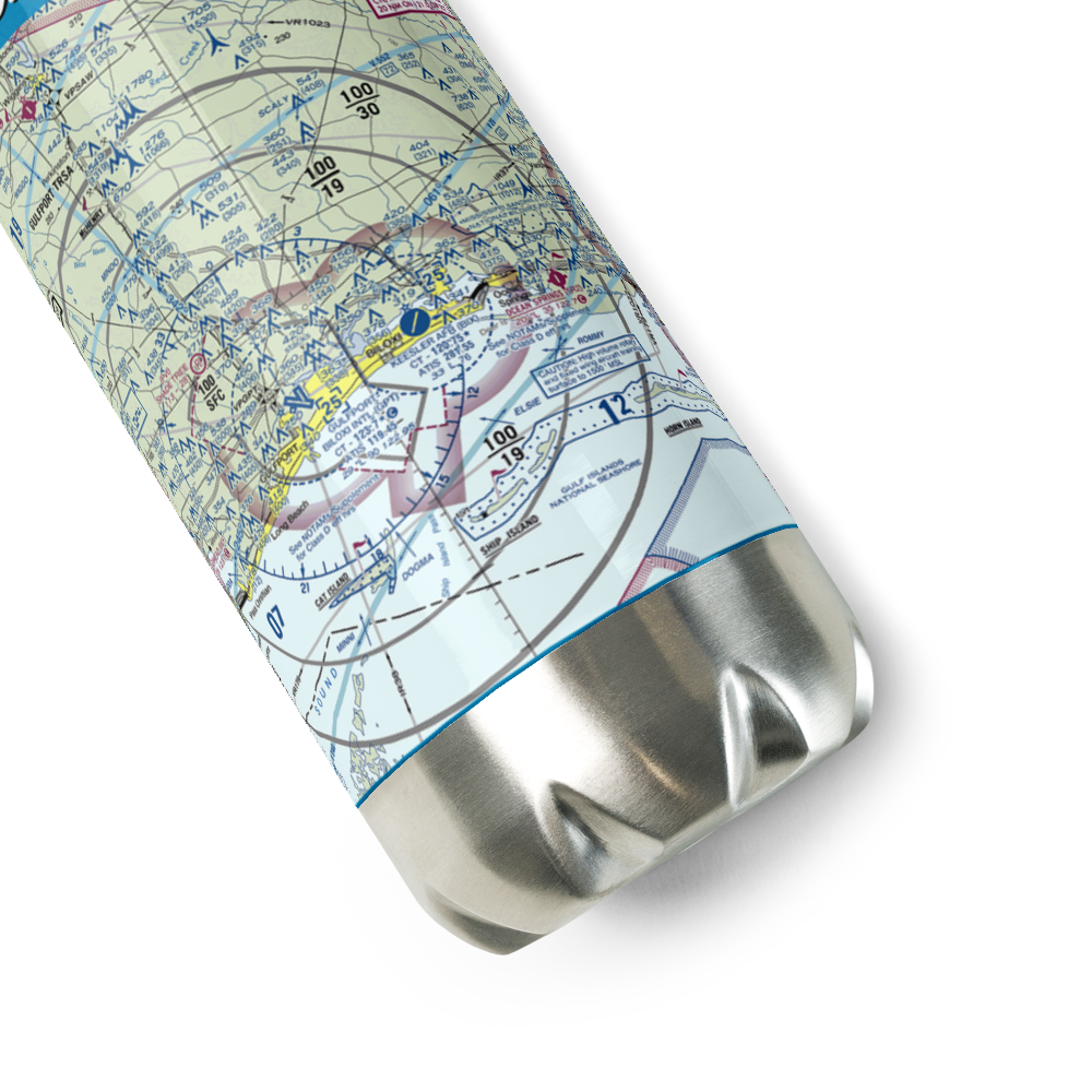 Keesler Air Force Base (BIX) VFR Sectional Water Bottle 