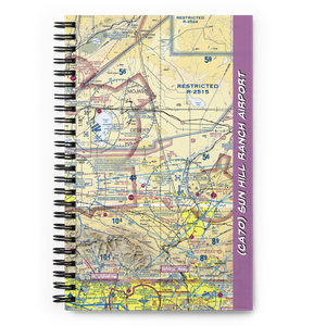 Sun Hill Ranch Airport (CA70) VFR Sectional Notebook
