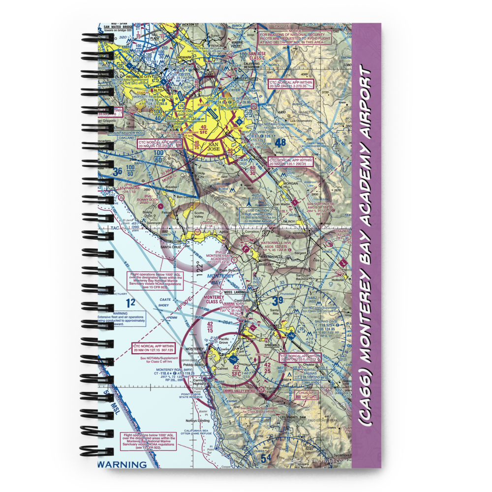Monterey Bay Academy Airport (CA66) VFR Sectional Notebook 