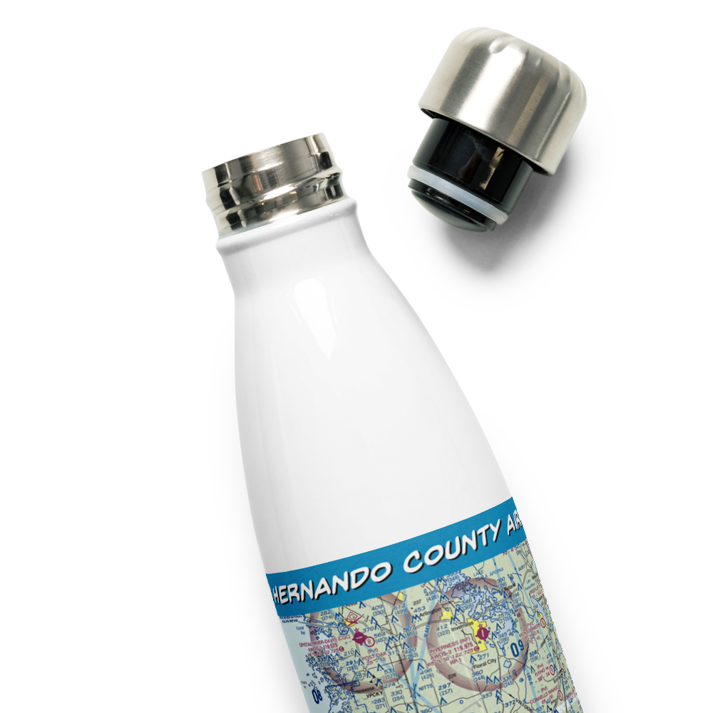 Hernando County Airport (BKV) VFR Sectional Water Bottle 