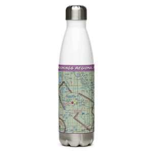 Brookings Regional Airport (BKX) VFR Sectional Water Bottle