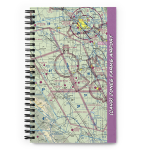 Jones Farms Airport (CA49) VFR Sectional Notebook