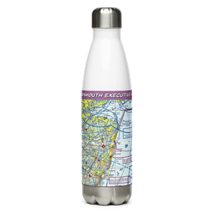 Monmouth Executive Airport (BLM) VFR Sectional Water Bottle