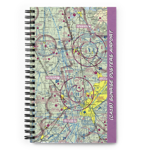 Sunrise Dusters Airport (CA18) VFR Sectional Notebook