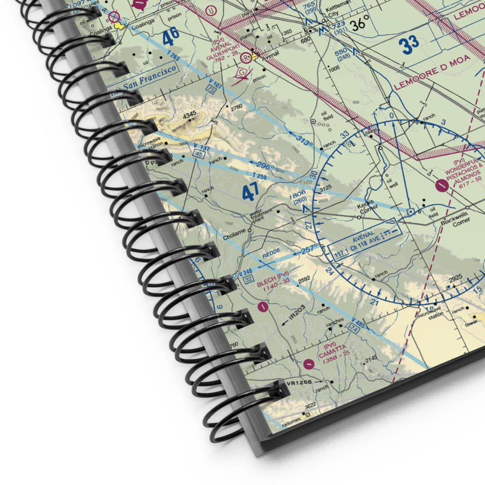 Machado Dusters Airport (CA05) VFR Sectional Notebook 