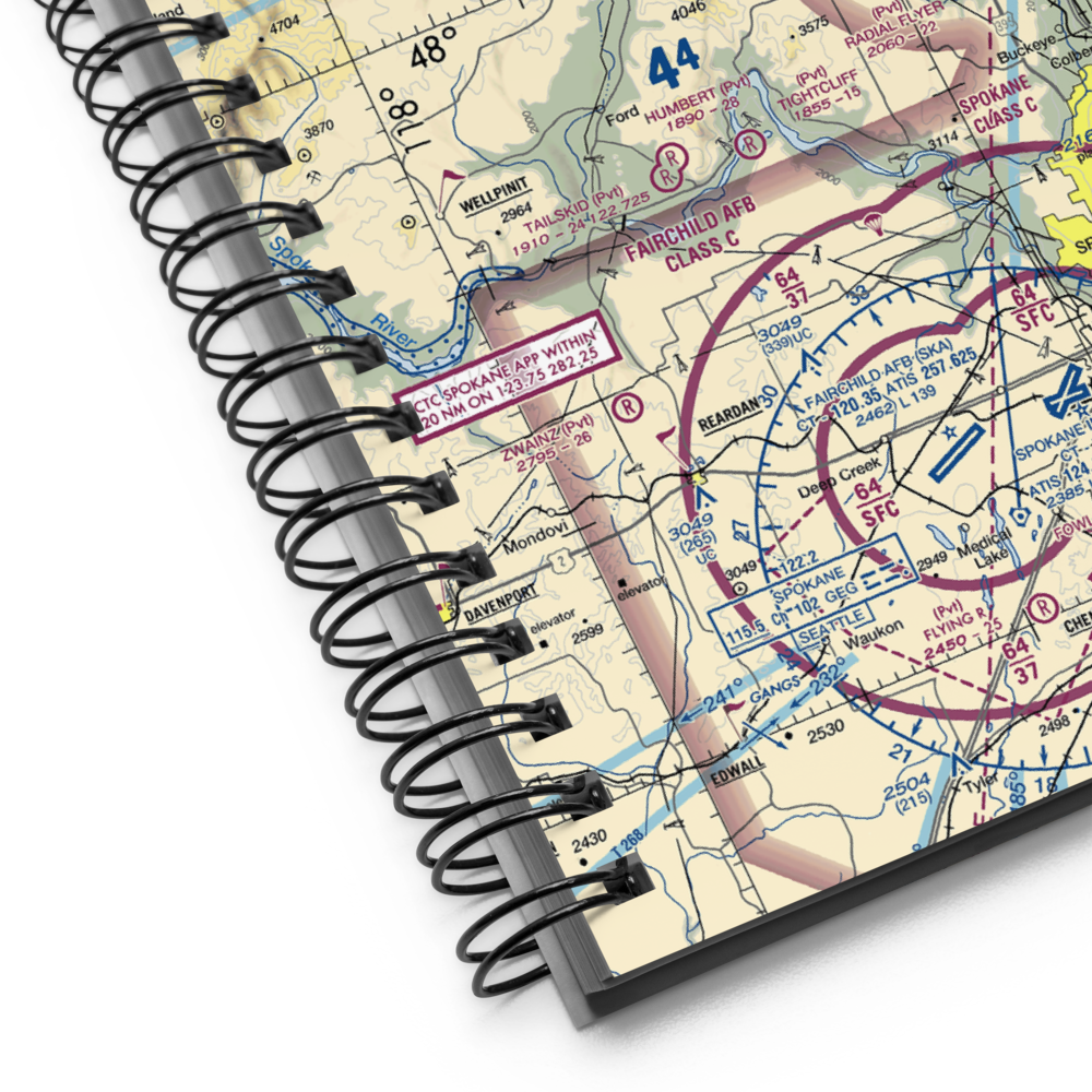 Cross Winds Airport (C72) VFR Sectional Notebook 