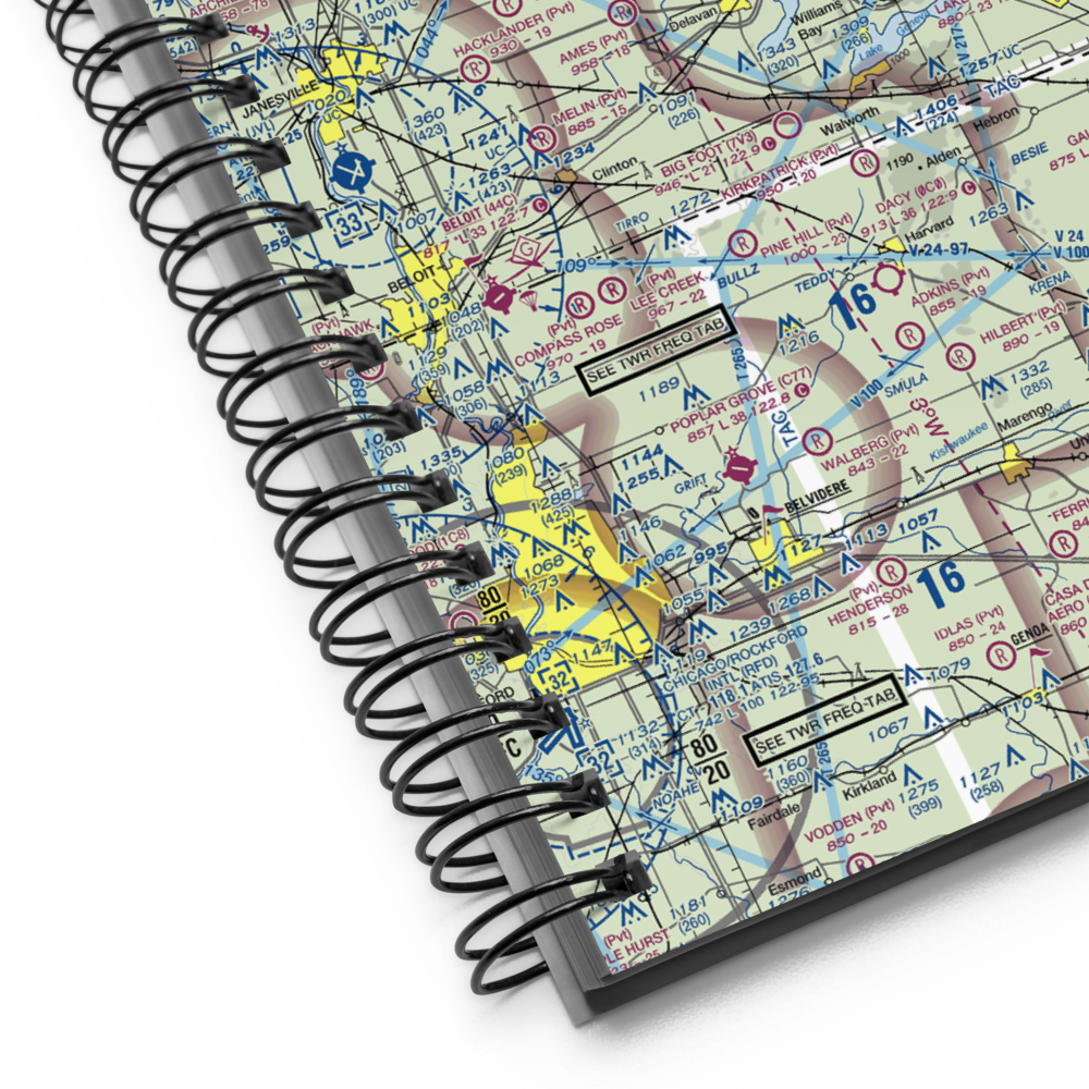 Lake Lawn Airport (C59) VFR Sectional Notebook 