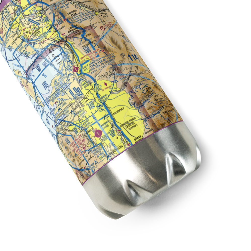Skypark Airport (BTF) VFR Sectional Water Bottle 