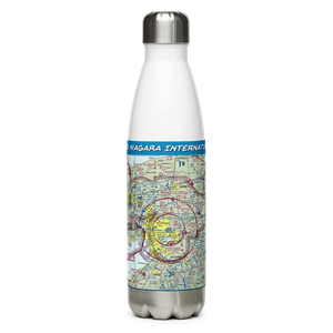 Buffalo Niagara International Airport (BUF) VFR Sectional Water Bottle