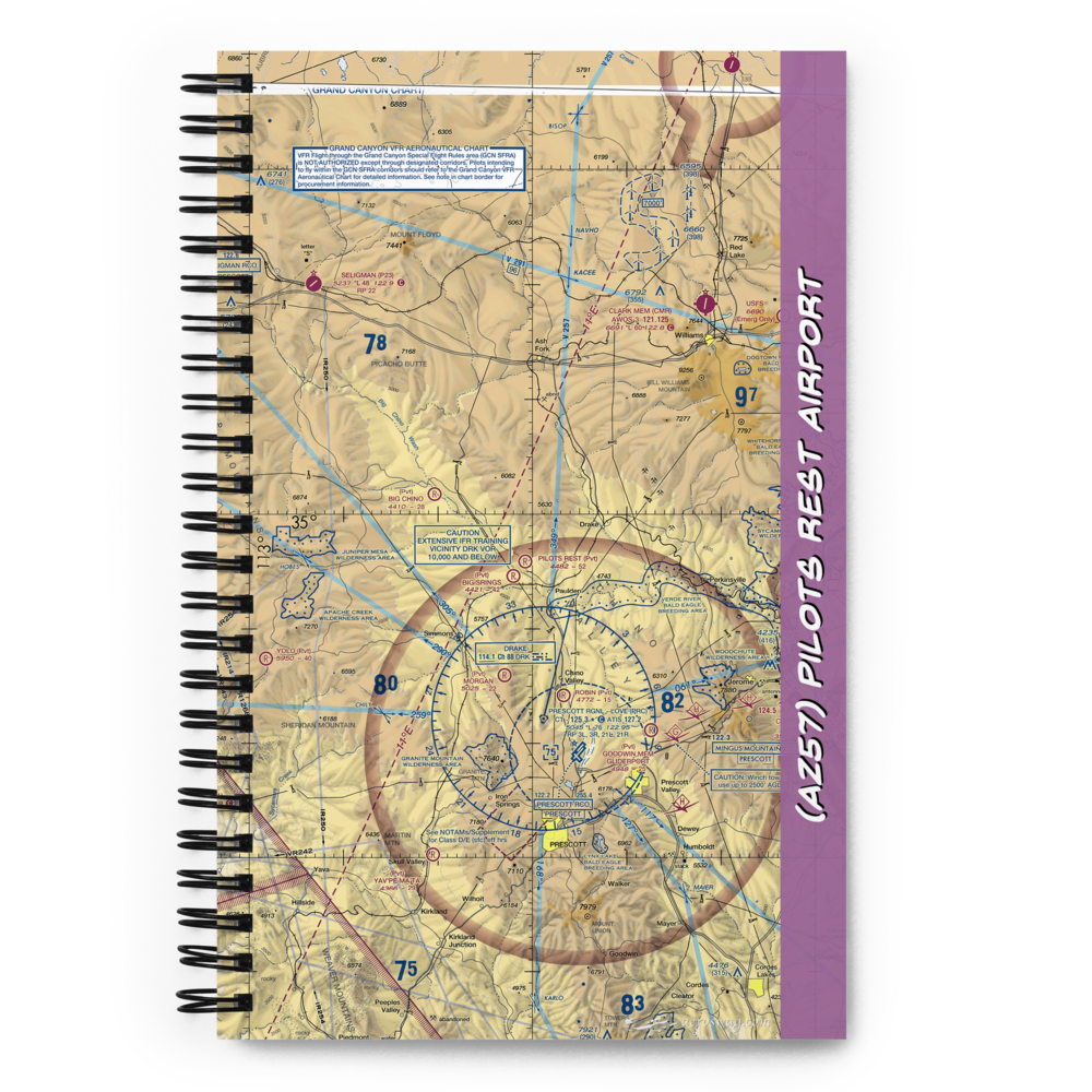 Pilots Rest Airport (AZ57) VFR Sectional Notebook 